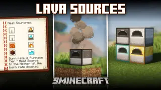 Lava Sources Mod (1.20.1, 1.19.4) – Makes Lava Renewable