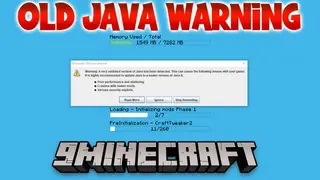 Old Java Warning Mod (1.16.5, 1.15.2) – Stop Lag Before It Starts