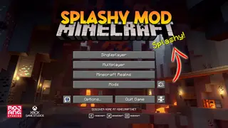 Splashy Mod (1.20.4, 1.19.4) – Customize The Main Menu