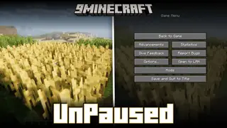 UnPaused Mod (1.20.1) – Enable Background Activity In Paused Game