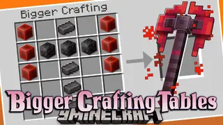 Bigger Crafting Tables Mod (1.12.2, 1.7.10) – 5×5, 7×7, and 9×9