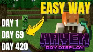 Haven Day Display Mod (1.20.1, 1.19.2) – Display The Current Day
