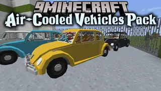 Air-Cooled Vehicles Pack Mod (1.12.2) – Volkswagen Beetle Cars