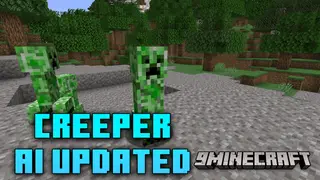 Creeper AI Updated Mod (1.20.1, 1.19.4) – Experience The Enhanced Threat Of Creepers