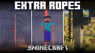 Extra Ropes Mod (1.20.1, 1.19.4) – New Climbable Ropes