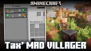 Tax' Mad Villager Mod (1.20.1) – Punishment For Breaking Workstations