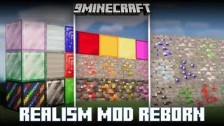 Realism Mod Reborn Mod (1.20.1, 1.15.2) – New Ores & Treasures