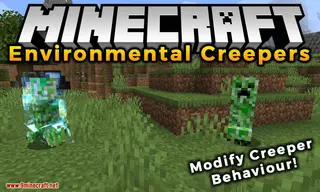 Environmental Creepers Mod (1.20.6, 1.20.1) – Modify Creeper Behavior