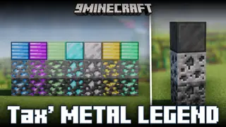 Tax' Metal Legend Mod (1.20.1, 1.19.2) – Seven New Metal Ores