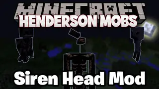 Henderson Mobs Mod (1.12.2) – Siren Head in Minecraft