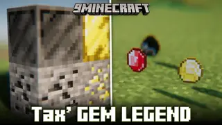Tax' Gem Legend Mod (1.20.1) – Four New Gem Variants & Their Ores