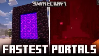 Fastest Portals Mod (1.20.1, 1.20) – Removes The Portal Animation To Save Time