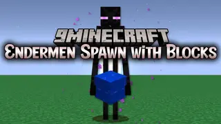 Endermen Spawn with Blocks Mod (1.20.1, 1.19.4) – Make Endermen More Useful