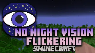 No Night Vision Flickering Mod (1.20.4, 1.20.1) – Changes Vanilla Flashing Effect