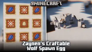 Zaynen's Craftable Wolf Spawn Egg Mod (1.20.1, 1.19.4)