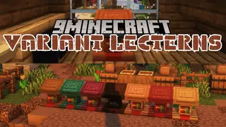 Variant Lecterns Mod (1.20.4, 1.20.1) – Lecterns for Every Vanilla Plank