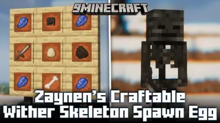 Zaynen's Craftable Wither Skeleton Spawn Egg Mod (1.20.1, 1.19.4)