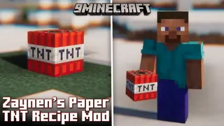 Zaynen's Paper TNT Recipe Mod (1.20.1, 1.19.4)