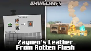 Zaynen's Leather From Rotten Flesh Mod (1.20.1, 1.19.4)
