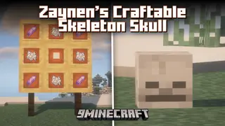 Zaynen's Craftable Skeleton Skull Mod (1.20.1, 1.19.4)