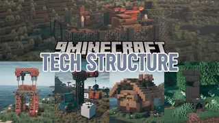 Tech Structures Mod (1.20.1) – 51+ Immersive Tech-Themed Structures