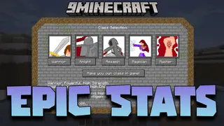 Epic Stats Mod (1.20.1, 1.19.2) – Stats to Minecraft Like RPG Game