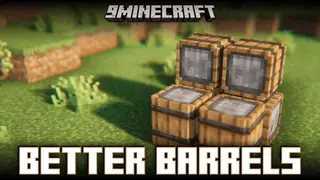 Better Barrels Mod (1.20.1, 1.19.1) – New Barrels That Can Be Carried