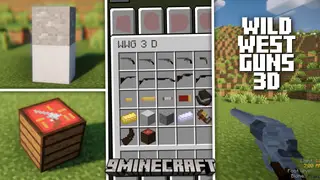 Wild West Guns 3D Mod (1.20.1, 1.19.4) – New Weapon