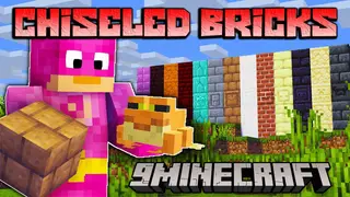 Chiseled Bricks Mod (1.19.4, 1.18.2) – Mob Face to Every Chiseled Brick