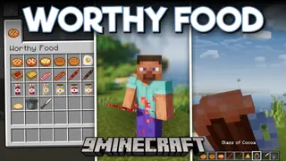 Worthy Food Mod (1.20.3, 1.19.4) – Balance & Simple-To-Craft Food