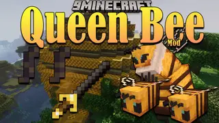 Queen Bee Mod (1.20.4, 1.20.1) – Boss, Entity