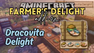 Dracovita Delight Mod (1.18.2) – New Types of Delicious Food