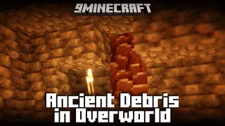 Ancient Debris in Overworld Mod (1.20.1, 1.19.4) – Overworld Ancient Debris Generation