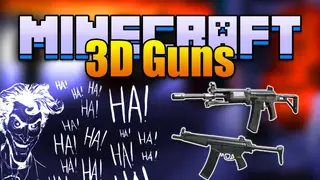 Stefinus 3D Guns Mod (1.7.10) – Machine Guns, RPGs, Silencer