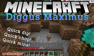Diggus Maximus Mod (1.20.1, 1.19.4) – Vein Mining for Fabric
