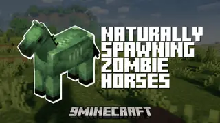 Naturally Spawning Zombie Horses Mod (1.20.1, 1.19.4)