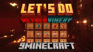Nether Vinery Mod (1.20.1, 1.19.2) – Grows Grapes in the Nether