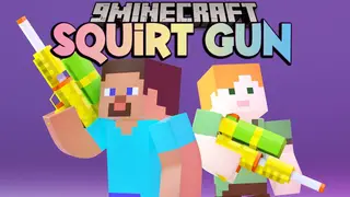 Squirt Gun Mod (1.19.2, 1.18.2) – A Gun That Fires Fluids