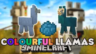 Colourful Llamas Mod (1.20.6, 1.20.1) – Dye, Shear and Feast