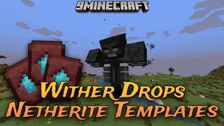 Wither Drops Netherite Templates Mod (1.20.1) – Enhancing Combat Rewards