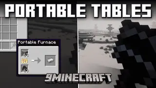 Portable Tables Mod (1.20.1, 1.19.3) – Handheld Workstation