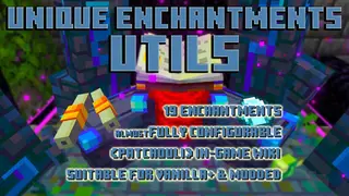 Unique Enchantments Utils Mod (1.19.2, 1.16.5) – Enchantments for QoL