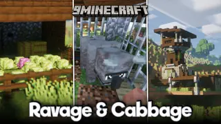 Ravage & Cabbage Mod (1.20.1, 1.19.2) – Baby Ravager, Milk & Cabbages