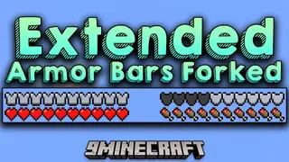 Extended Armor Bars Forked Mod (1.19.4, 1.18.2) – Display More Armor Bars