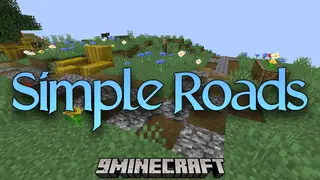 Simple Roads Mod (1.20.1, 1.19.4) – A Simple Solution For Minecraft Travel