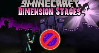 Dimension Stages Mod (1.19.2, 1.16.5) – Earn Your Way to New Worlds