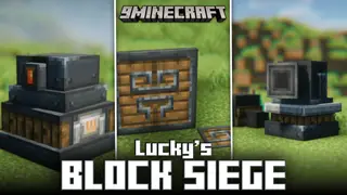 Lucky's Blocky Siege Mod (1.20.1, 1.19.4) – Cannons, Roasters, Crushers and More!