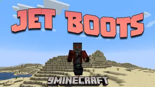 Jet Boots Mod (1.20.1, 1.19.2) – Free Flying Similar to Creative Mode
