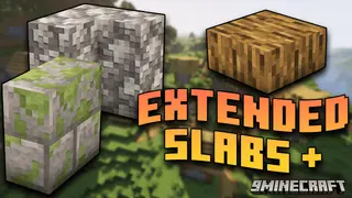 Extended Slabs + Mod (1.20.1, 1.19.4) – More Various Slab Blocks