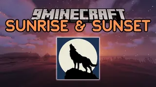 Sunrise and Sunset Audio Mod (1.20.1, 1.19.2) – The Rooster Crow and Wolf Howl Sounds